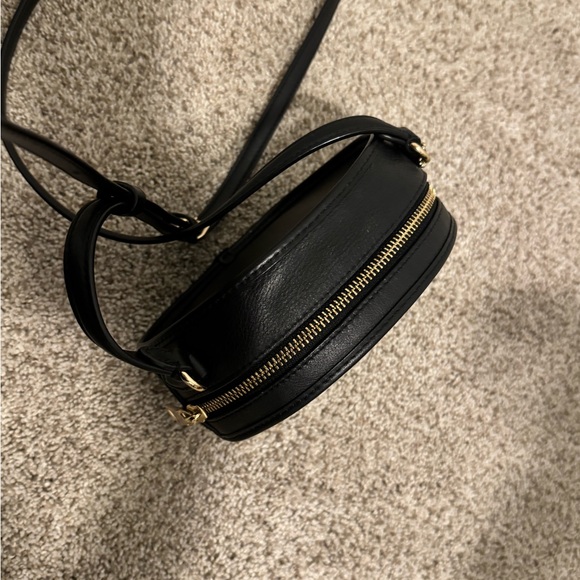 Coach Black Round Leather Crossbody Bag - Picture 7 of 16